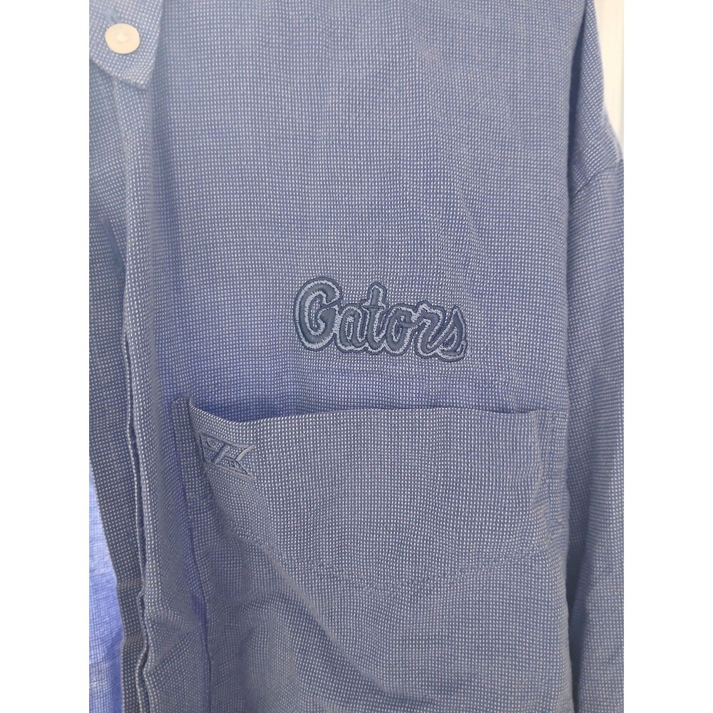 Cutter and Buck Large Button Down Gators Dress Shirt